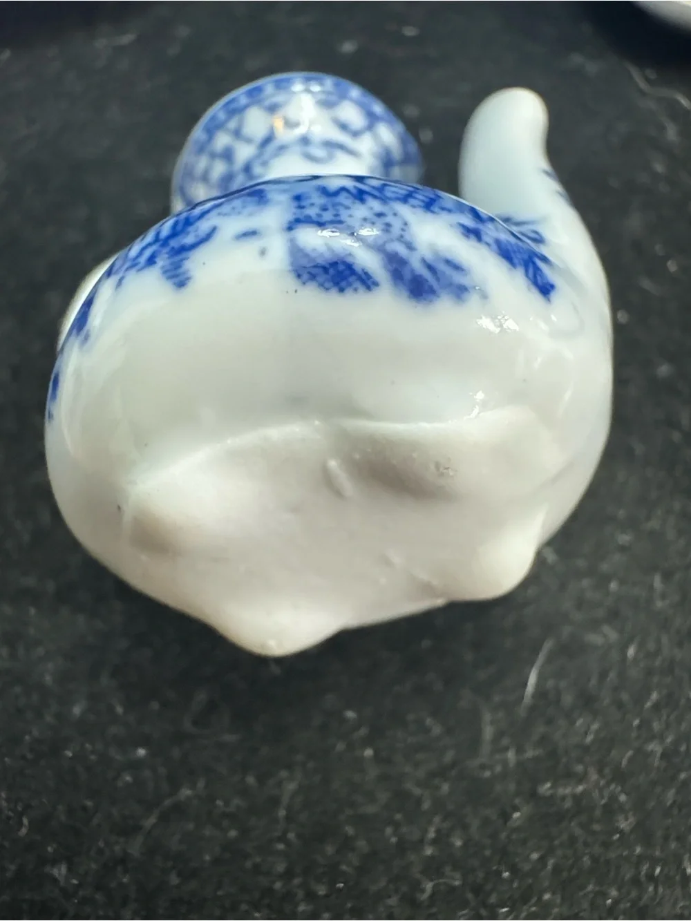10pc Lot Miniature Mini Blue/White Gilded Porcelain TEA SET Teapot Sugar Creamer